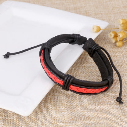 Trendy Genuine Leather Bracelets Men Stainless Steel Multilayer Braided Rope Bracelets for Male Female Bracelets Jewelry