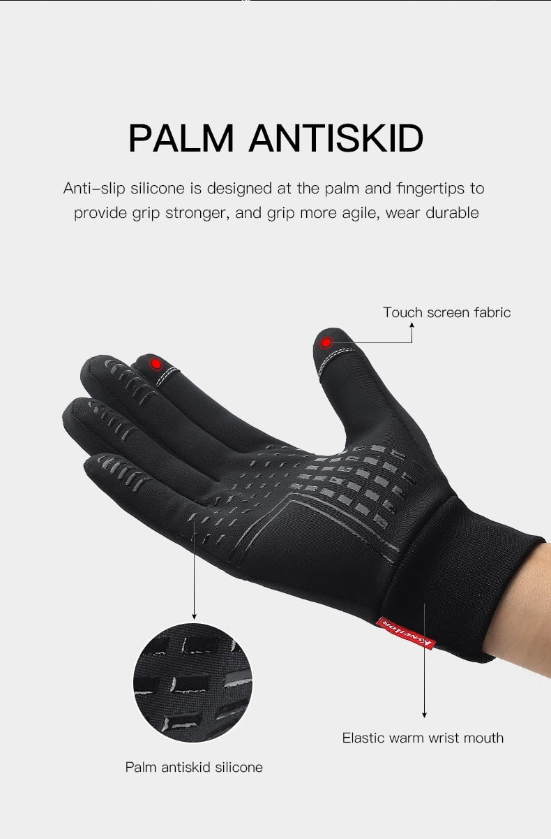 Winter Gloves Sports & Outdoor Riding Gloves Touch Screen Compatible Unisex Gloves