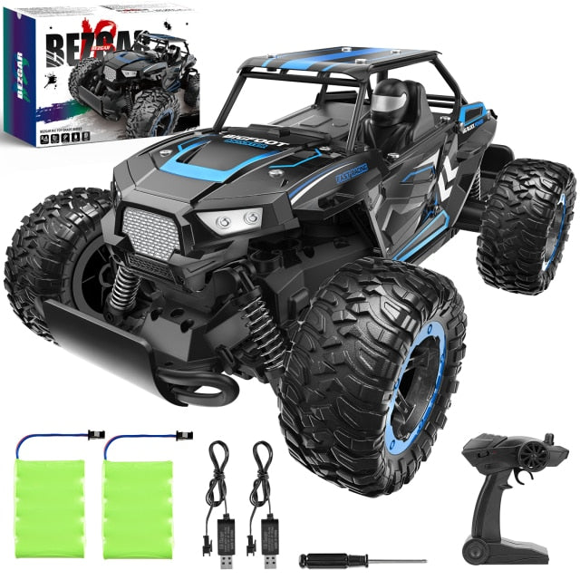 Remote Control RC Car 2.4 GHz Alloy Metal Monster Truck Toy For Kids | New Year Gift