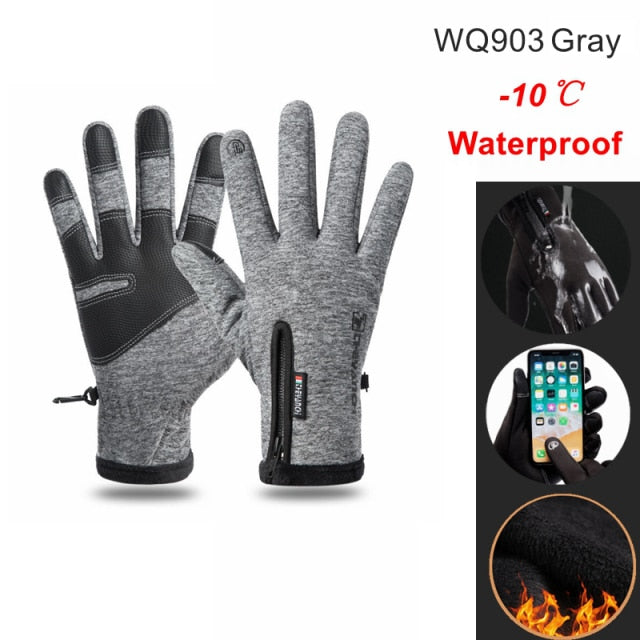 Waterproof Winter Gloves Touch Screen Compatible Warm Unisex Gloves