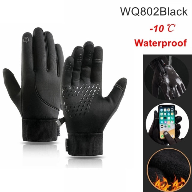 Waterproof Winter Gloves Touch Screen Compatible Warm Unisex Gloves