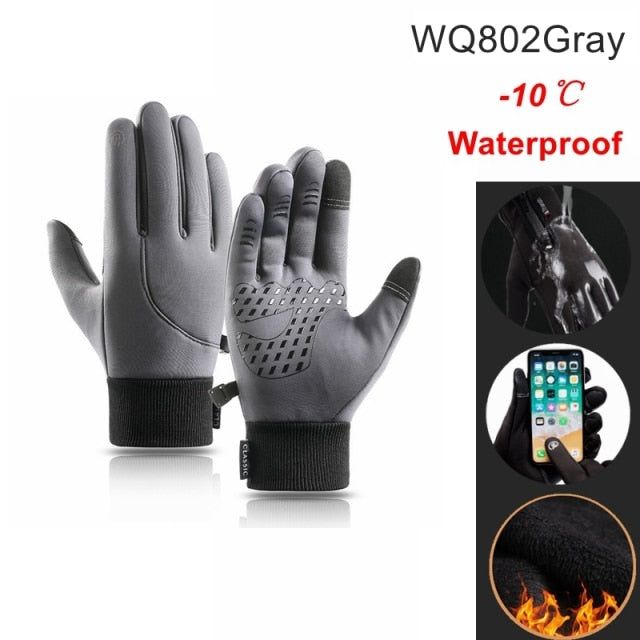 Waterproof Winter Gloves Touch Screen Compatible Warm Unisex Gloves